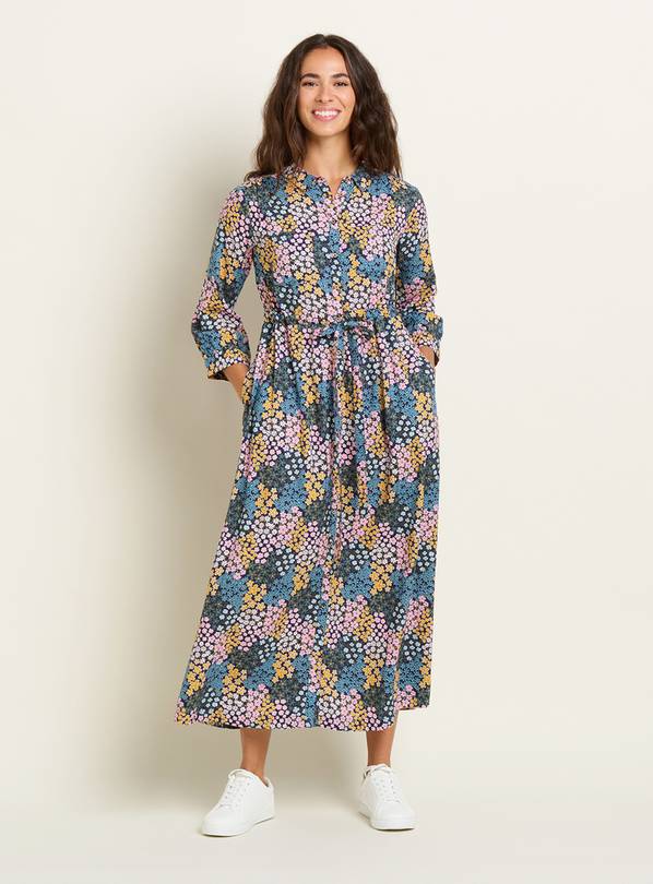 BRAKEBURN Wildflower Meadow Shirt Dress 8